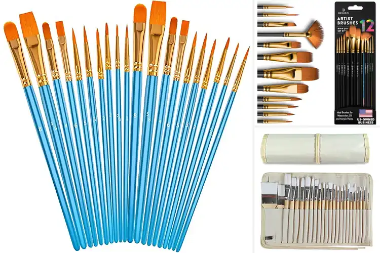 Detailed view of Best Acrylic Brushes