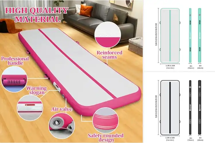 Detailed view of Best Air Tumble Mats for Safe Gymnastics & Home Fitness