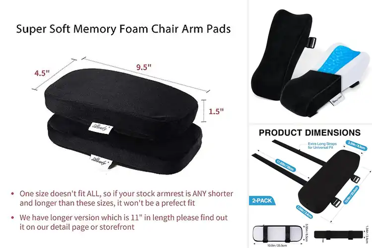 Detailed view of Best Armrest Pads: Top 10 Picks for Ultimate Chair Comfort