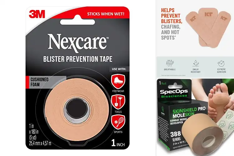 Detailed view of Best Blister Prevention Tapes