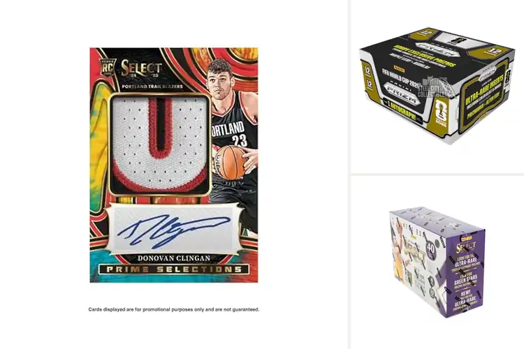Detailed view of Best Blue Stars Prizm Boxes: Unbox Rare Shiny Rookie Cards