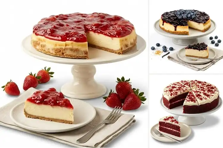 Detailed view of Best California Cream Cheese Cheesecakes