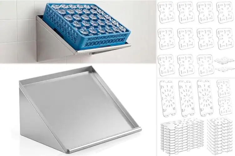 Detailed view of Best Commercial Drain Shelves