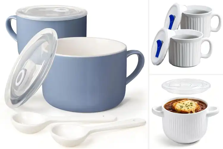 Detailed view of Best Covered Soup Bowls