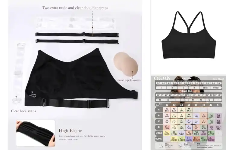 Detailed view of Best Dance Bras
