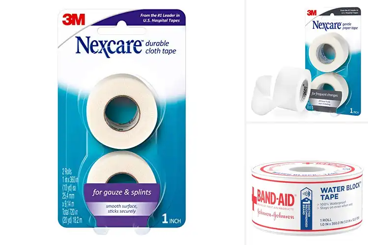 Detailed view of Best First Aid Tapes: Top 10 Picks for Safe Wound Care