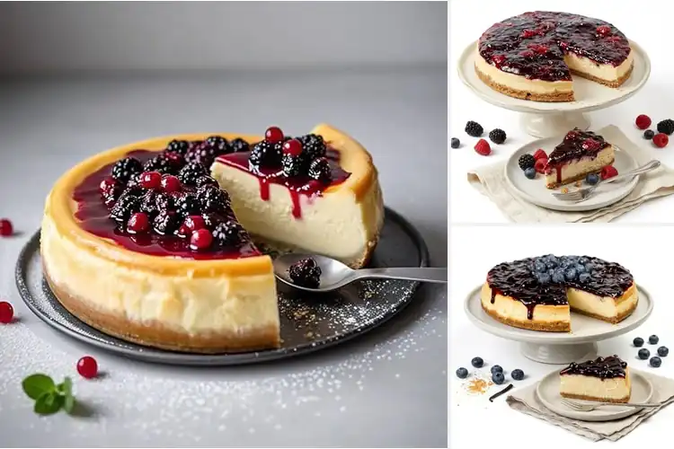Detailed view of Best Fresh Berry Cheesecakes: Creamy, Fresh & Delivered