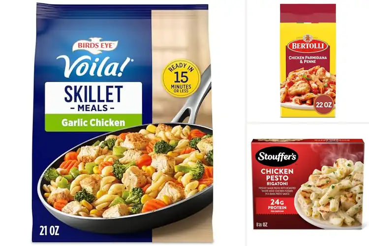 Detailed view of Best Frozen Pasta Meals