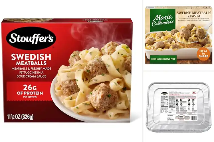 Detailed view of Best Frozen Swedish Meatball Meals