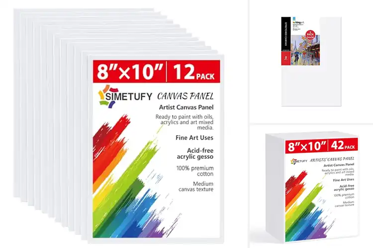 Detailed view of Best Gesso Primed Canvases