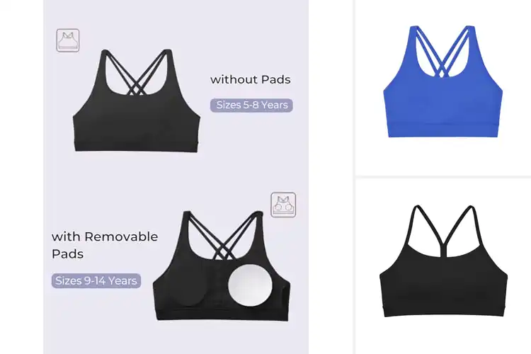 Detailed view of Best Girls Dance Bras: Top 10 Picks for Her Active Lifestyle