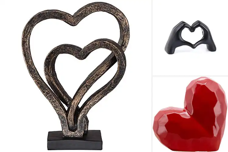 Detailed view of Best Heart Sculptures: 8 Stunning Pieces to Warm Your Space