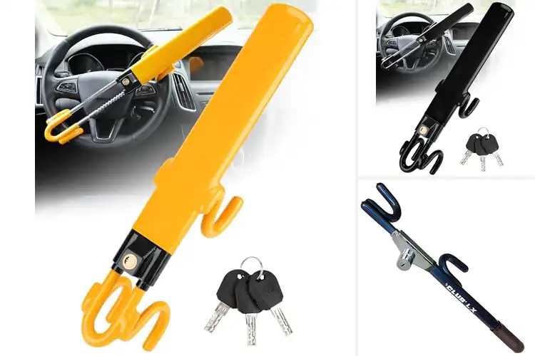 Detailed view of Best Heavy-Duty Steering Locks
