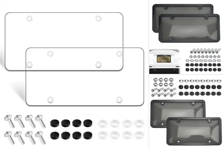 Detailed view of Best License Plate Covers