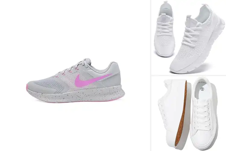 Detailed view of Best Lightweight Women’s Sneakers