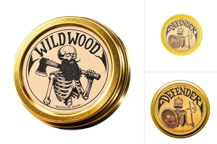 Detailed view of Best Mustache Balms: Tame, Shape & Soften Fast