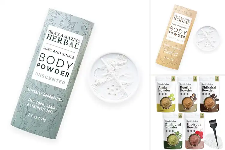 Detailed view of Best Natural Herbal Powders for Body & Hair Care