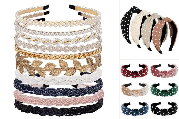 Detailed view of Best Pearl Headbands