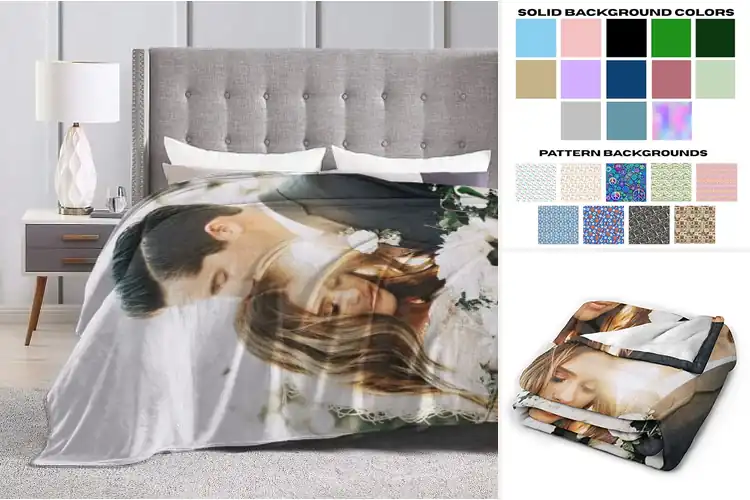 Detailed view of Best Personalized Throw Blankets: Cozy, Unique & Memorable