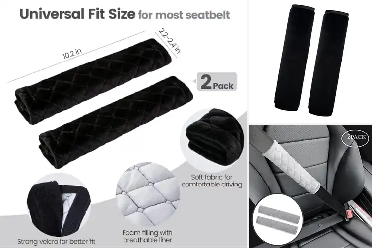 Detailed view of Best Seat Belt Covers: 10 Top Picks for Comfortable Drives
