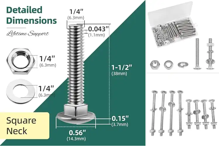 Detailed view of Best Square Neck Bolts: Durable Picks for Secure Projects
