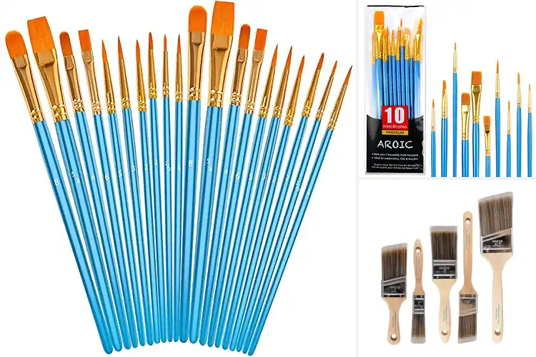 Detailed view of Best Synthetic Brushes