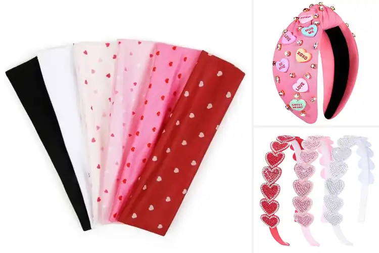 Detailed view of Best Valentines Headbands