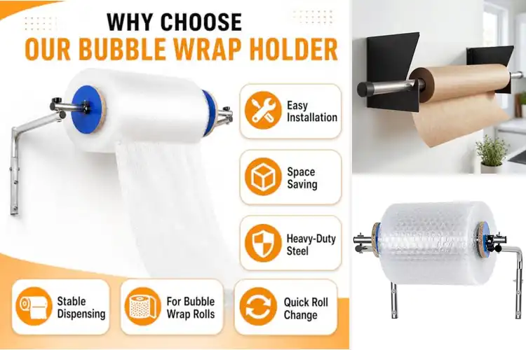 Detailed view of Best Wall-Mount Bubble Wrap Dispensers