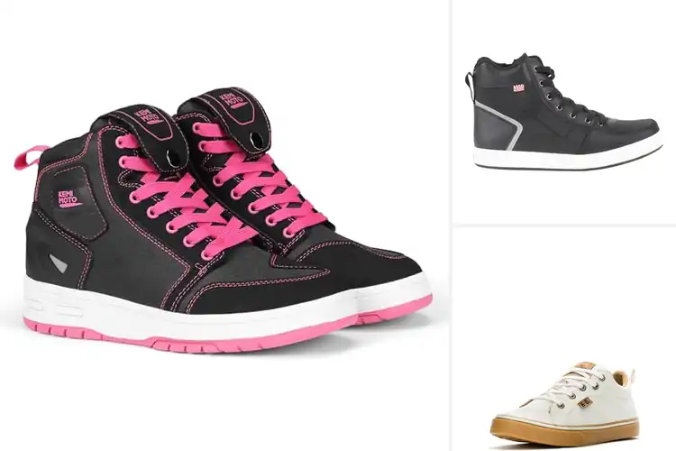 Detailed view of Best Women’s Motorcycle Sneakers